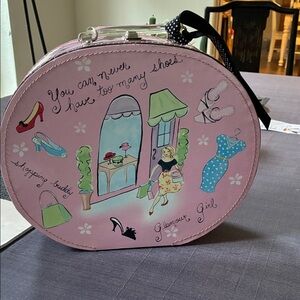Chic Pink Glamour Girl Cosmetic Case